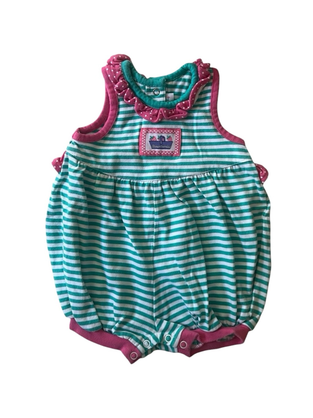 Vintage 90s Gymboree Strawberry Patch Romper